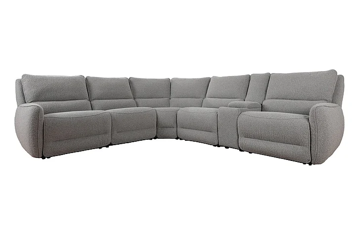 Parker House Stellar - Bloke Smoke Power Reclining 6 piece Modular Sectional PROMO