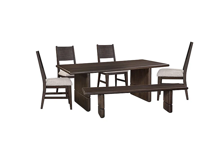 Steve Silver Norvell 6pc Dining Room Set in Dark Espresso