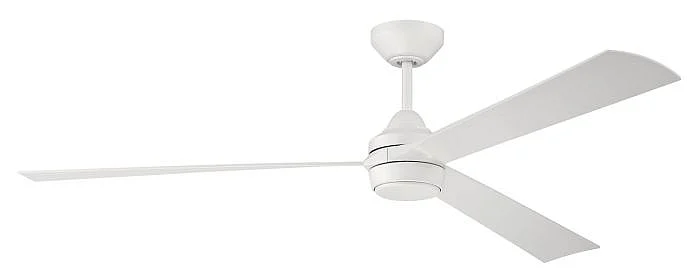 Craftmade Sterling 60" 3-Blade Indoor/Outdoor (Wet) Ceiling Fan in White STL60W3-NWF