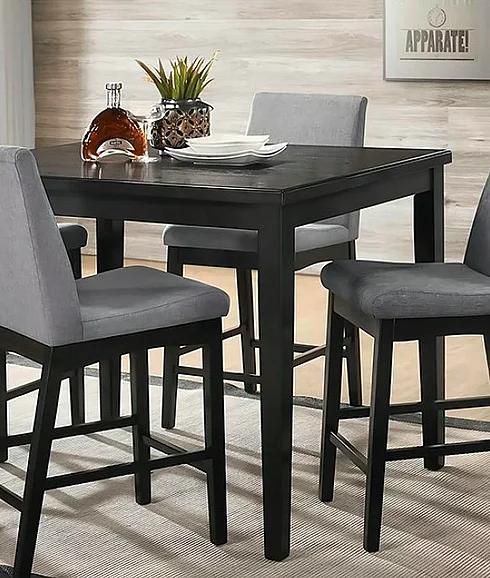 Furniture of America Strom Counter Height Table in Dark Walnut NX3108PT