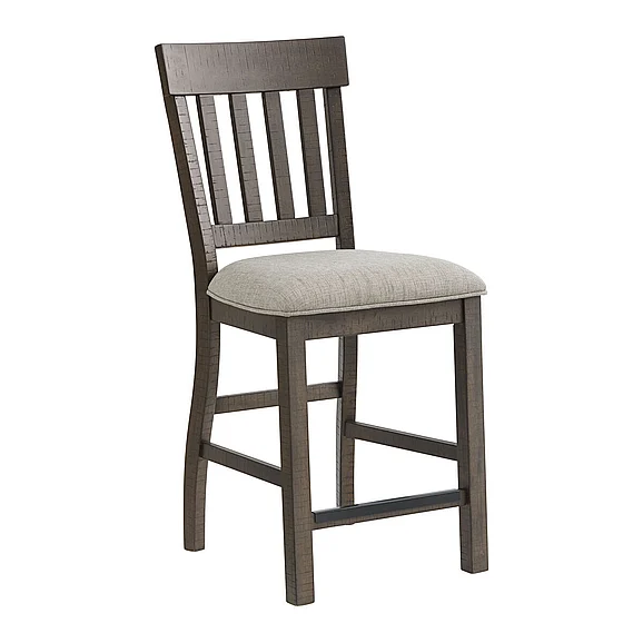Intercon Furniture Sullivan Slat Stool (Set of 2) in Brushed Charcoal SU-BS-960C -BCL-K24