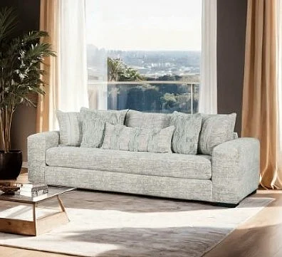 Furniture of America Summerset Sofa in Gray SM5199-SF