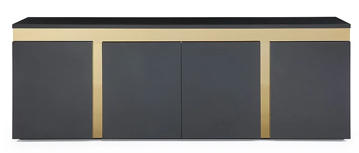 Whiteline Modern Living Sumo Buffet in Black SB1658-BLK