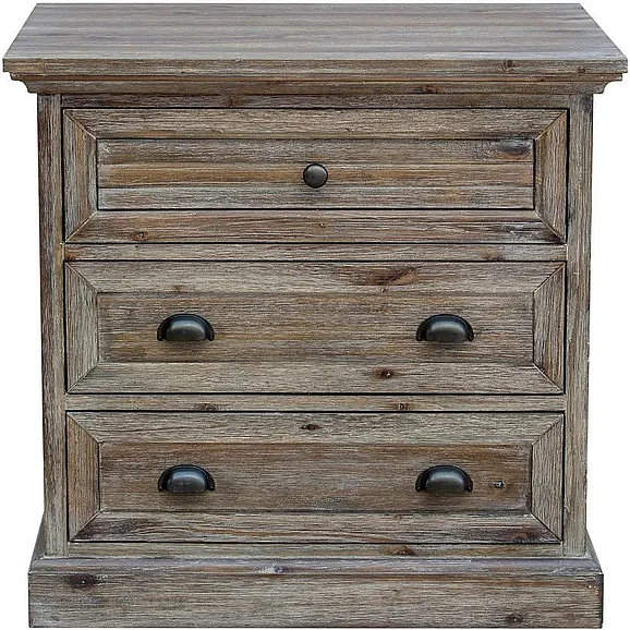 Cottage Creek Sumpter 3 Drawer Nightstand in Acacia 3036-0441