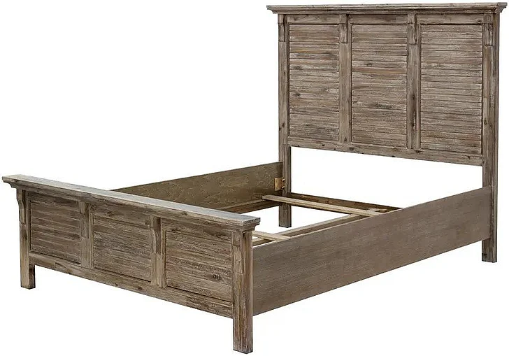 Cottage Creek Sumpter Queen Panel Bed in Acacia