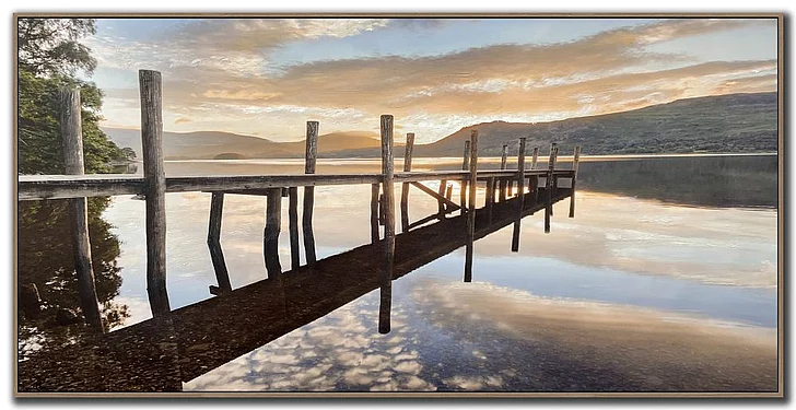 Streamline Art Sunset Reflections E818315