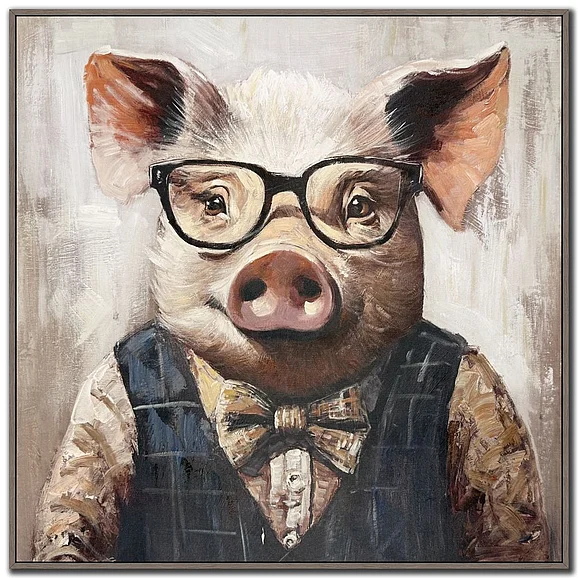 Streamline Art Professor Oink E863247