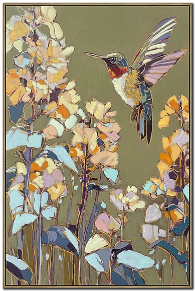 Streamline Art Hummingbird Dance II E892513