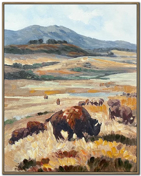 Streamline Art Bison Valley II E892568