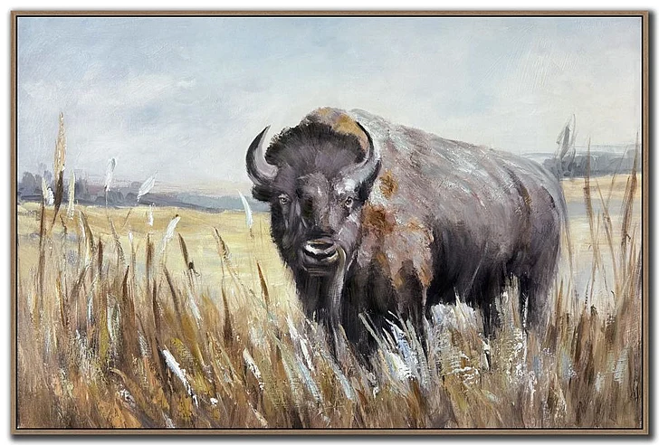 Streamline Art Untamed Bison E892575