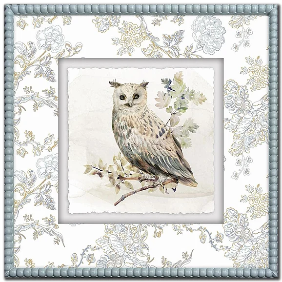Streamline Art Watercolor Owl II E894173