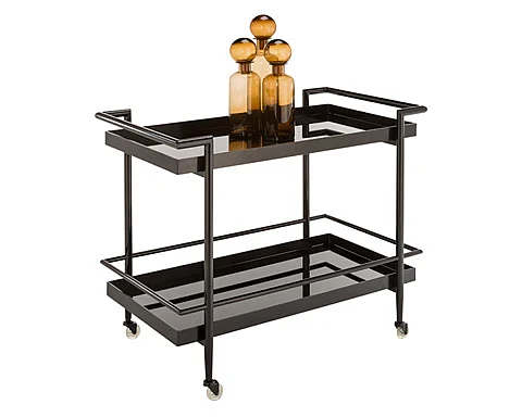 SUNPAN Ikon Livingston Bar Trolley in Black 100913