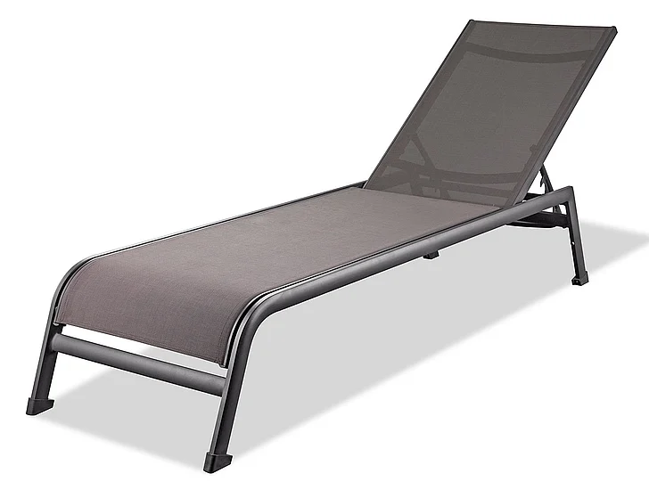 Whiteline Modern Living Sunset Outdoor Chaise in Taupe CL1568-TAU (Set of 2) CLOSEOUT