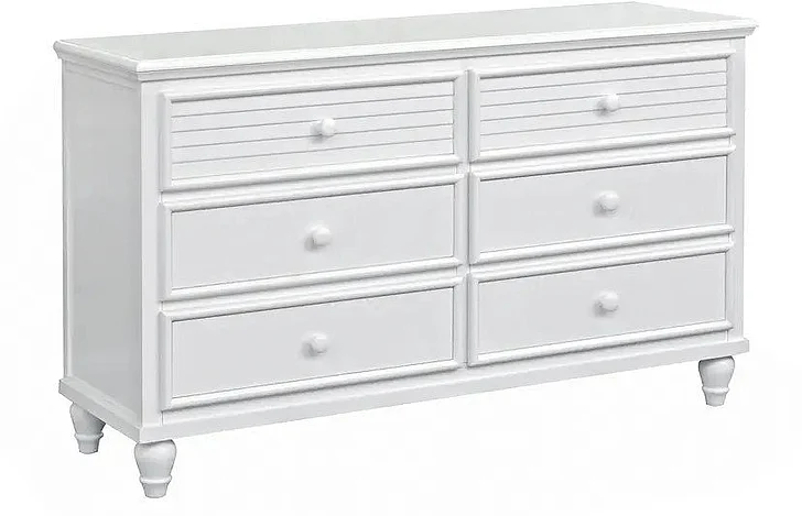 Cottage Creek Sunset Dresser in White 5130-0150