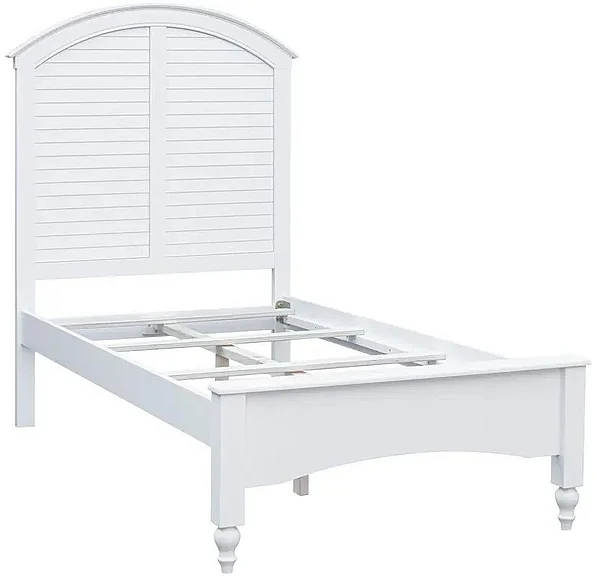Cottage Creek Sunset Twin Panel Bed in White