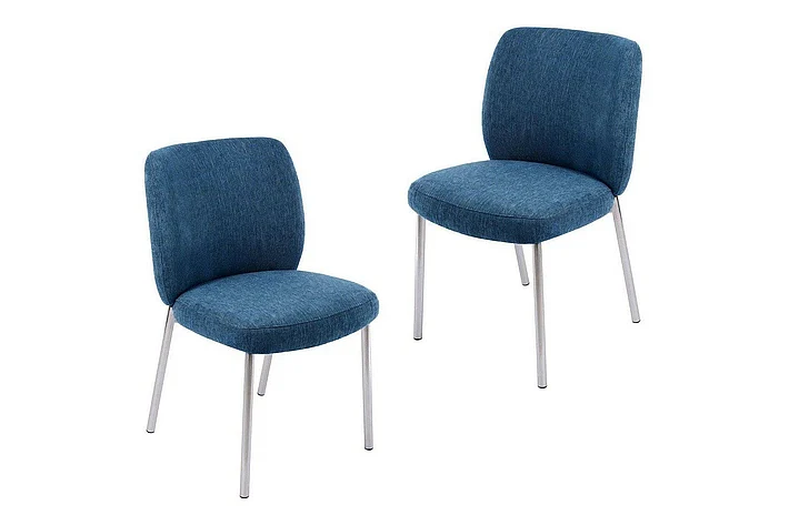 Modus Furniture Fomo Upholstered Dining Chair in Azure SWWU64B (Set of 2)