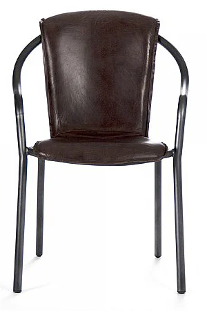 Zentique Graham Arm Chair in Brown (Set of 2) PF7142