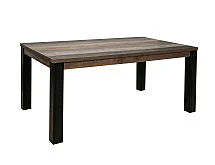 IFD 6441 Loft Brown Rectangular Dining Table in Brown
