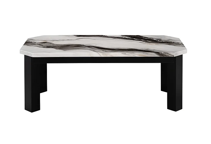 Global Furniture T06 Coffee Table in Black/White T06CT
