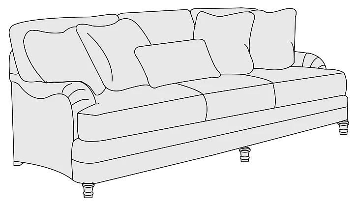 Bernhardt Upholstery Tarleton Sofa B4266 CUSTOM ITEM