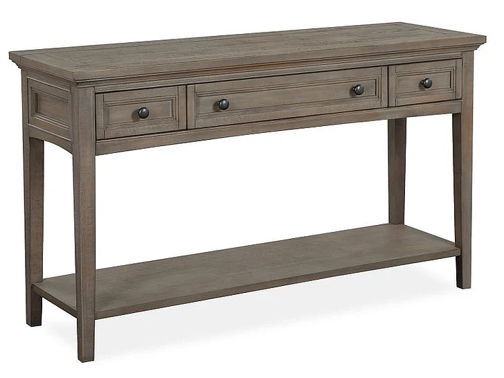 Magnussen Furniture Paxton Place Rectangular Sofa Table in Dovetail Grey T4805-73 PROMO