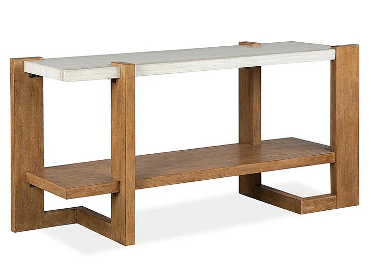 Magnussen Furniture Carrington Rectangular Sofa Table in Honey Wheat T5930-73