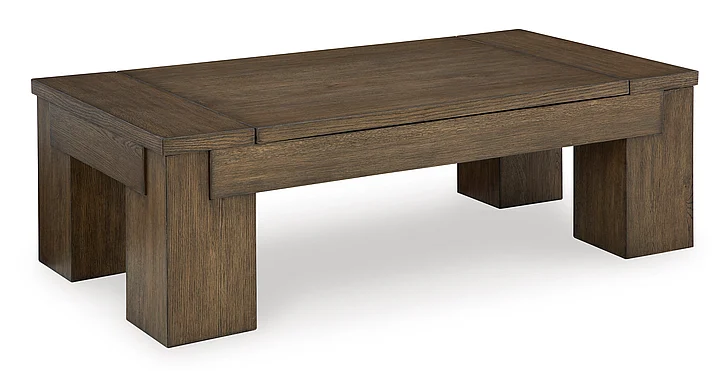 Rosswain Lift-Top Coffee Table in Warm Brown T763-9 FedEx/UPS
