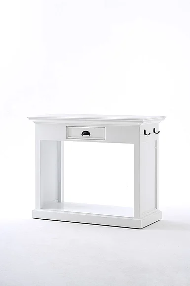 Nova Solo Halifax Kitchen Table Set with Stools & Cushions in White T767