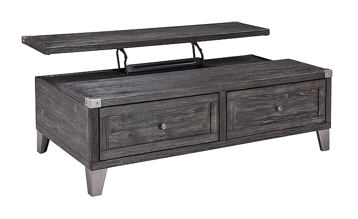 Todoe Lift Top Cocktail Table in Dark Gray T901-9 FedEx/UPS