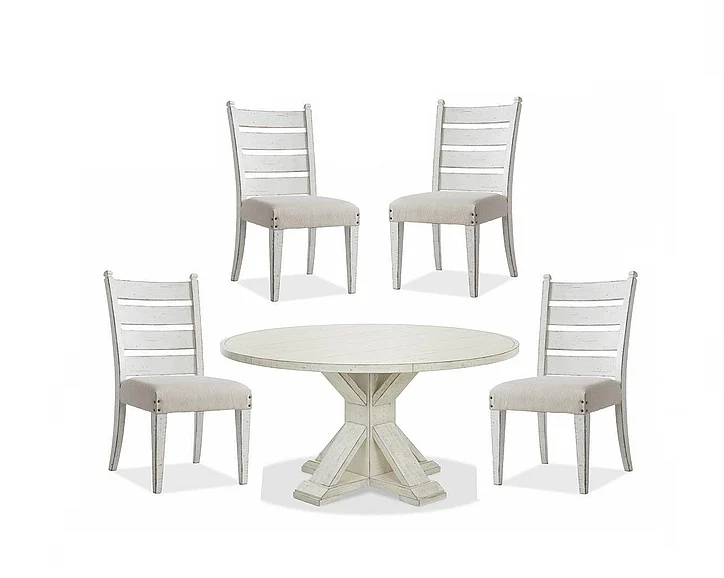 Legacy Classic Trisha Yearwood TY926 Coming Home 5-Piece Casual Dining Room Set in Chalk