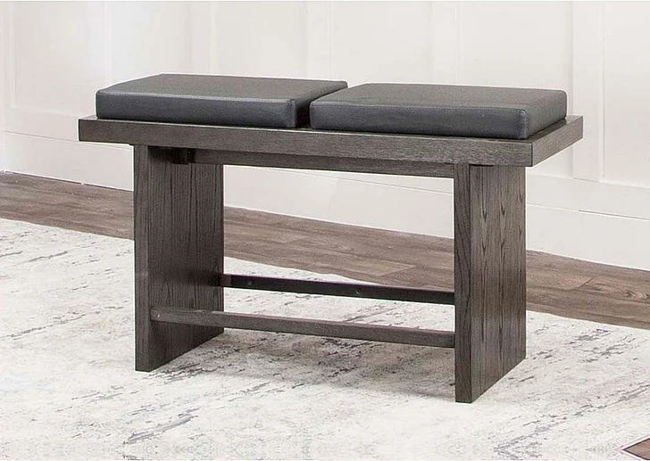 Sunset Trading Cougar Counter Height Bench in Smoke TA078-22