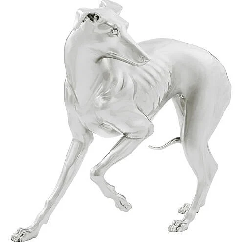 Theodore Alexander TA Originals Levriero Sculpture in Nickel TA10010.C383 CLOSEOUT