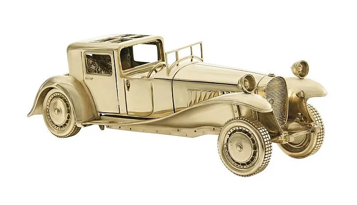 Theodore Alexander Spencer London The Royale Car Sculpture in Nickel TA10020.C296