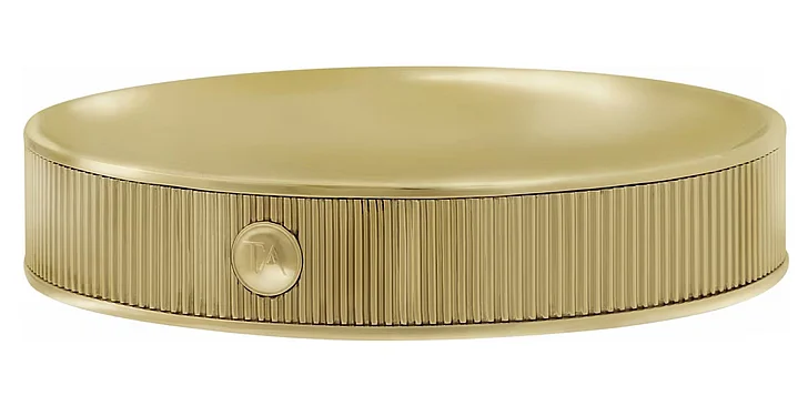 Theodore Alexander Horizon Carraway Dish Polished Brass TA11022.C296