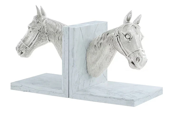 Theodore Alexander Spencer London Red Ribbon Bookends TA11026.C383