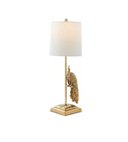 Theodore Alexander TA Illuminations Peacock Table Lamp TA20053