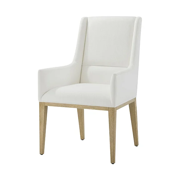Theodore Alexander Balboa Upholstered Dining Arm Chair TA41056.1CFY CLOSEOUT