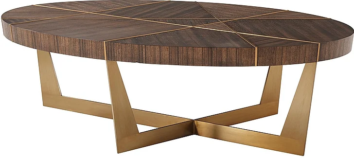 Theodore Alexander Calais Oval Cocktail Table TA51008