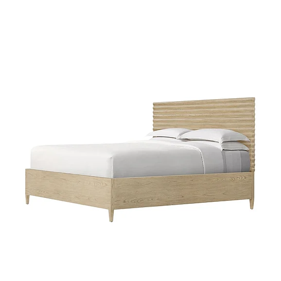 Theodore Alexander Balboa 2pc US Bedroom Set in Coastal Grey