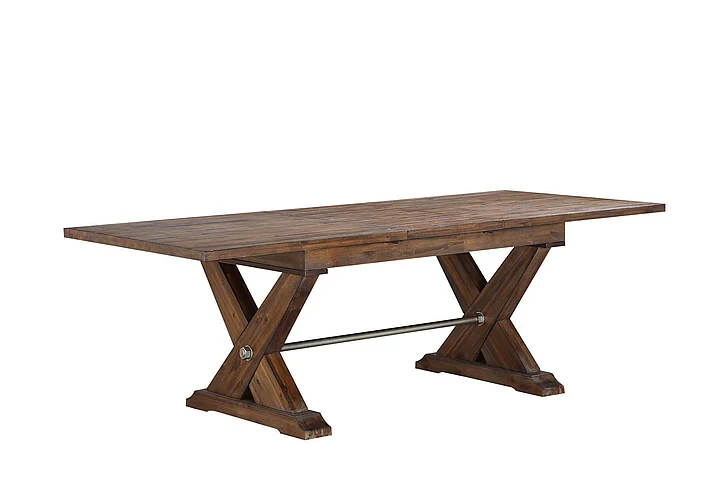 Avalon Furniture Fresno Rectangular Dining Table in Rustic Medium Acacia D0526N-DT