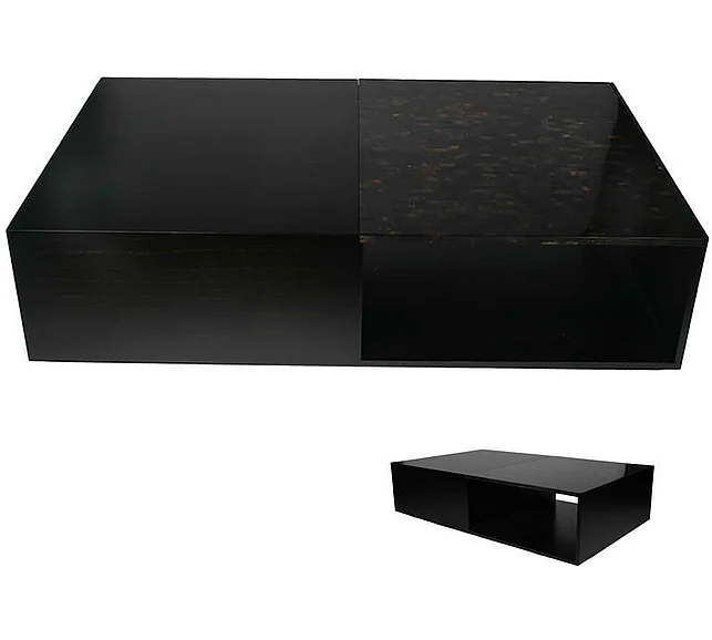 Indo Puri Block Combi Coffee Table in Black