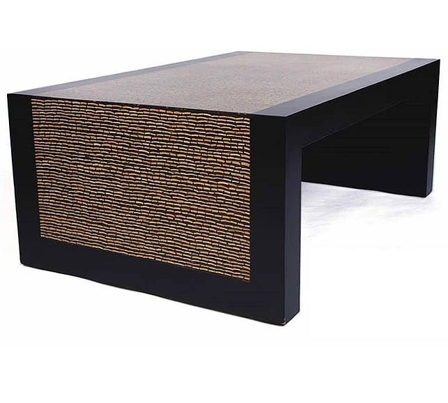 Indo Puri Metro Bicolor Coffee Table in Espresso