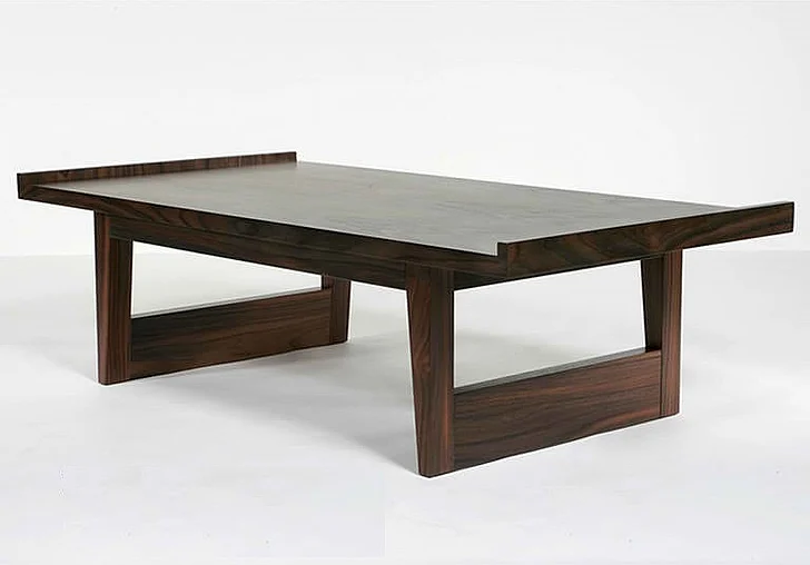 Indo Puri Ming Altar Coffee Table in Medium Brown