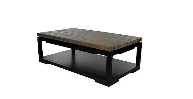 Indo Puri Nam 50" Coco Coffee Table in Espresso