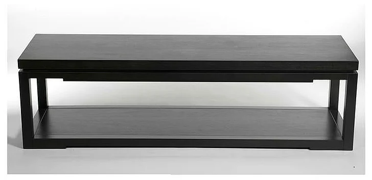 Indo Puri Nam 50" All Wood Coffee Table in Espresso