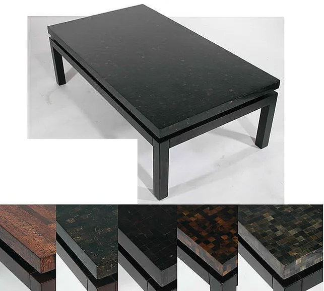 Indo Puri Nusa Penshell Coffee Table in Espresso