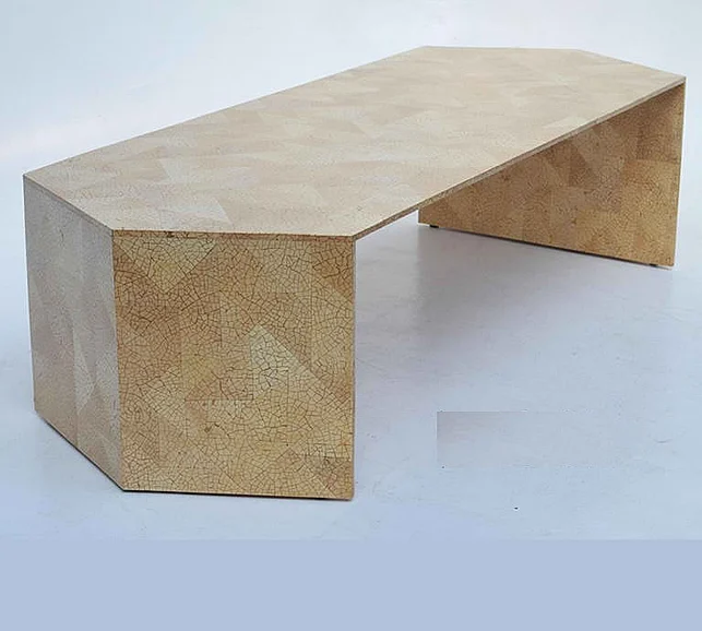 Indo Puri Svarga Coffee Table in Ivory Cocoshell