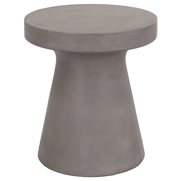Essentials For Living Tack Accent Table in Slate Gray Concrete 4611.SLA-GRY CLOSEOUT
