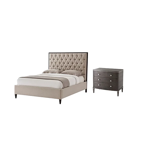 Theodore Alexander TA Studio Talbot 2pc US Upholstered Bedroom Set in Ossian