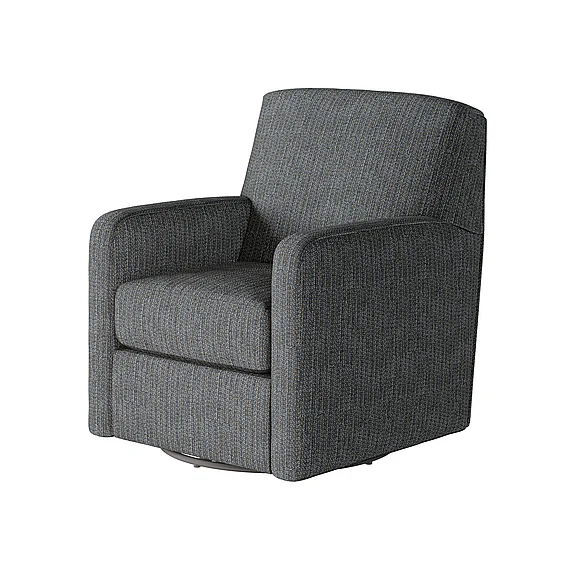 Southern Motion Flash Dance 29" Wide Swivel Glider in Denim 101 313-60